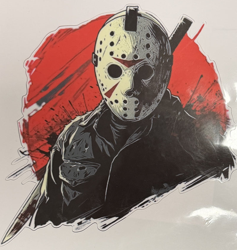 Friday the 13th Jason Voorhees Large Sticker
