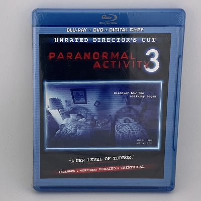 Paranormal Activity 3, Blu-ray, New & Sealed