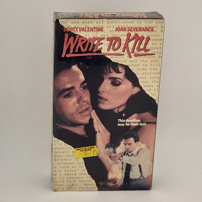Write to Kill, New and Sealed VHS