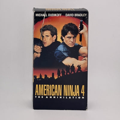 American Ninja 4: The Annihilation, Used VHS