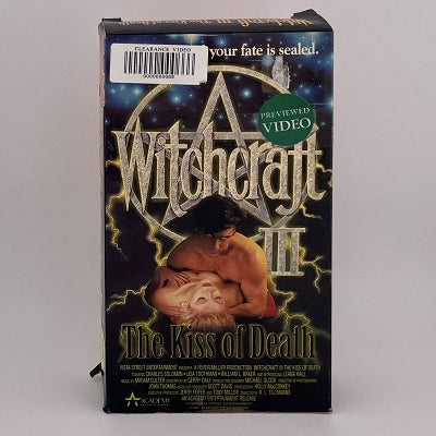 Witchcraft III: The Kiss of Death, Used VHS