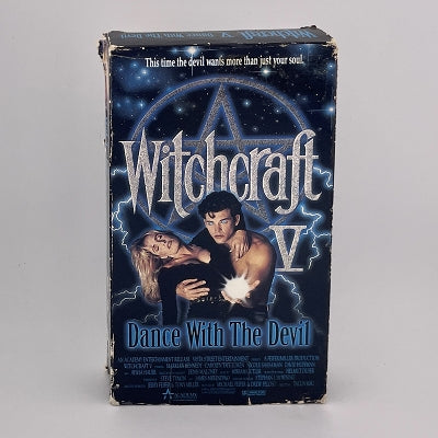 Witchcraft V: Dance with the Devil, Used VHS