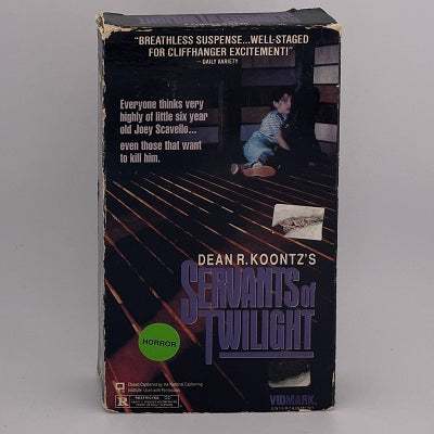 Servants of Twilight, Used VHS
