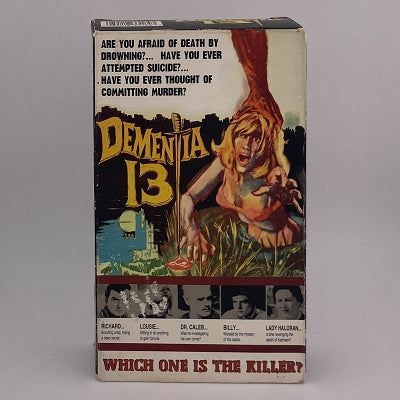 Dementia 13, Used VHS