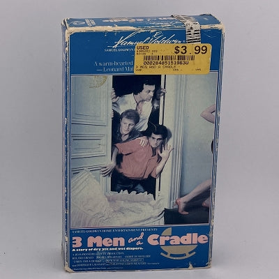 Three Men and a Cradle, Used VHS