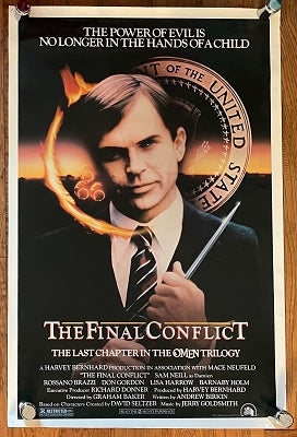Omen III The Final Conflict, Sam Neill, US Theatrical Rolled One Sheet Poster