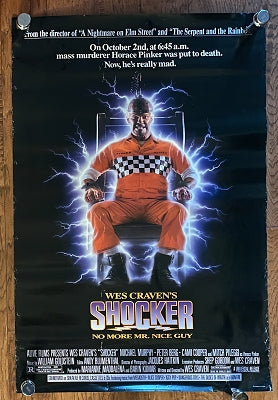 Shocker, Wes Craven, US Theatrical One Sheet Folded Poster