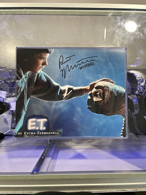 E.T. The Extraterrestrial Autographed Robert MacNaughton 8 x 10 inch (Style B) Photo