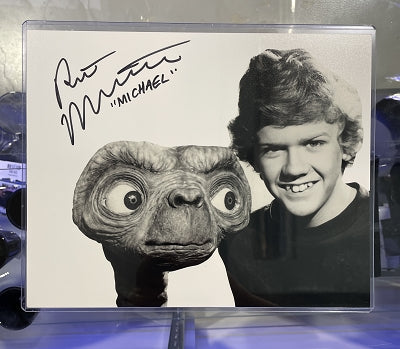 E.T. The Extraterrestrial Autographed Robert MacNaughton 8 x 10 inch Photo
