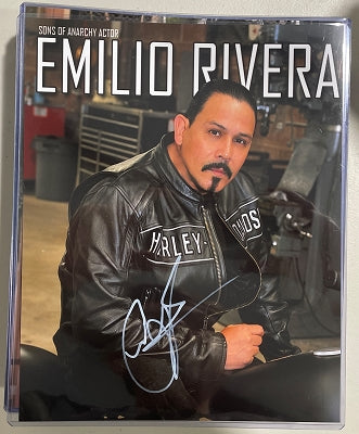 Emilio Rivera Sons of Anarchy Autographed 8 in x 10 in Photo