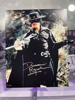 Duncan Regehr Zorro Autographed 8 in x 10 in Photo