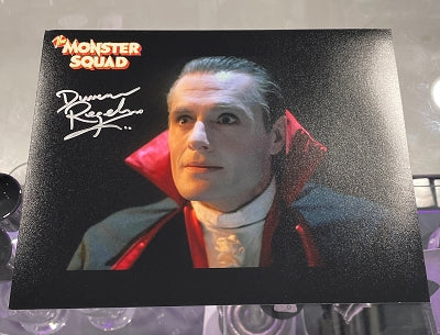 Duncan Regehr The Monster Squad Autographed 8 in x 10 in Photo