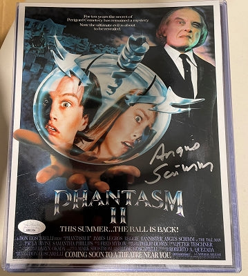 Angus Scrimm Phantasm II The Tall Man JSA Authenticated Autographed 8 in x 10 in