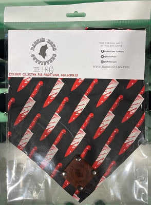 Horror Butcher Pet Bandana for Dogs - Frightmare X Barkin Paws Exclusive