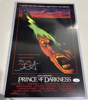 Prince of Darkness, Autographed by John Carpenter, 11x17 Poster, JSA Authenticated