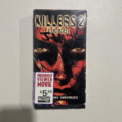Killers 2: The Beast, Used VHS