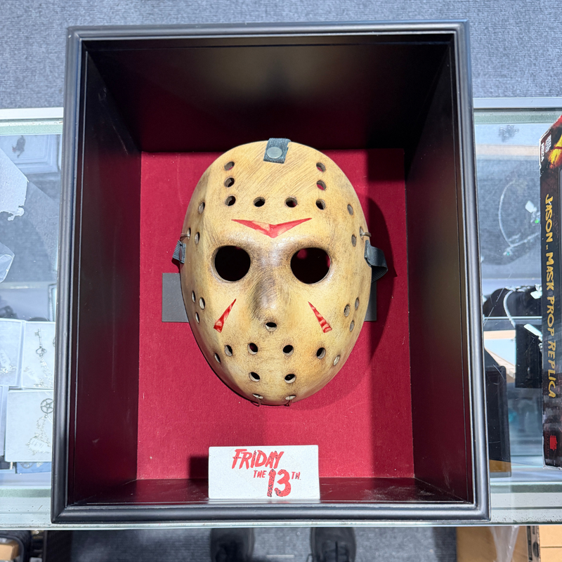 NECA Jason Mask Prop Replica in Shadow Box