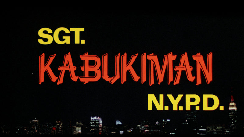 Sgt. Kabukiman N.Y.P.D. Limited Edition Slipcase Vinegar Syndrome 3-disc 4K UHD 2 x Blu-ray