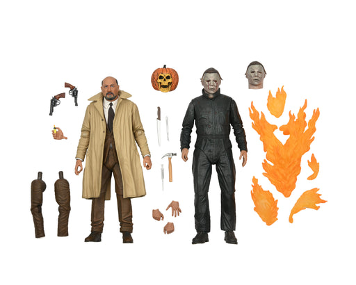 Halloween 2 – 7″ Scale Action Figure – Ultimate Michael Myers & Dr Loomis 2-Pack