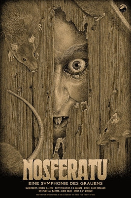 Nosferatu Sepia Variant Edition - Limited Edition Poster by Timothy Pittides