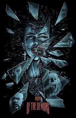 Night of the Demons Wall Tapestry - Flag - Poster 24 x 36 inch