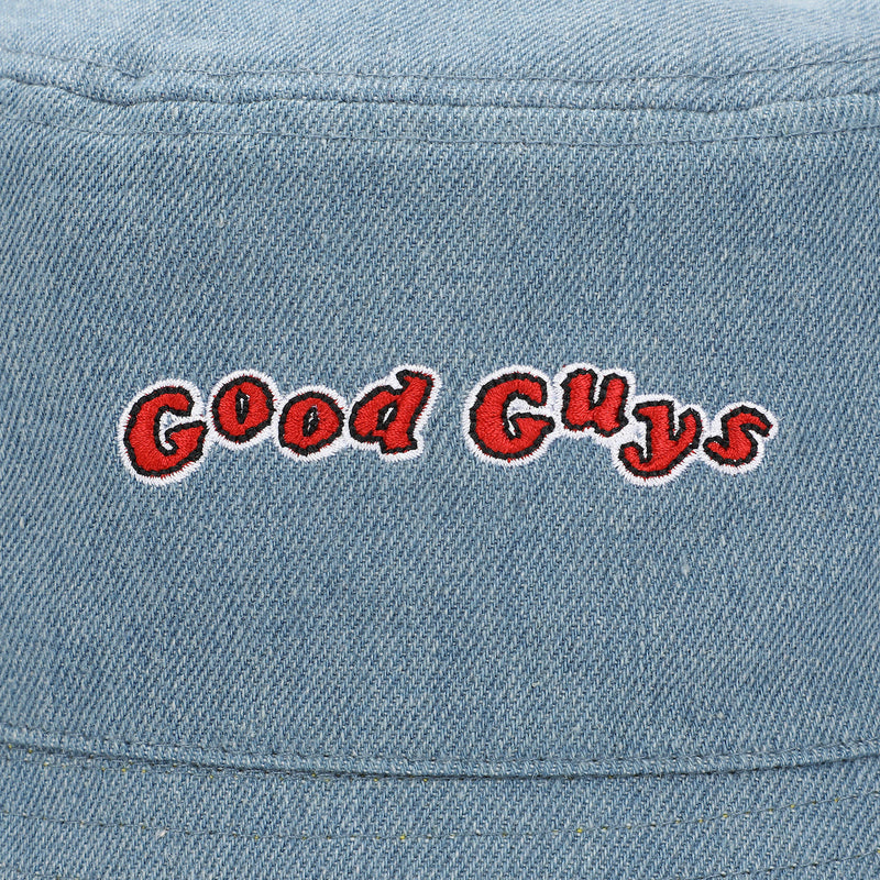 Chucky Good Guys Denim and Roller Print Reversible Bucket Hat