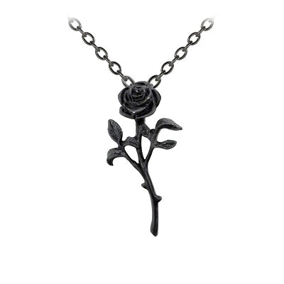 The Romance of the Black Rose Pendant