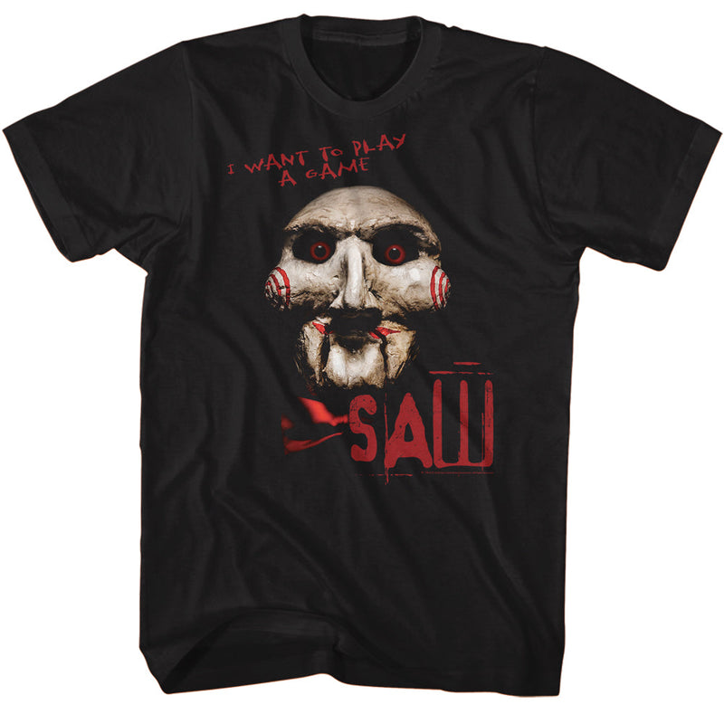 SAW I Want to Play a Game T-Shirt Billy the Puppet