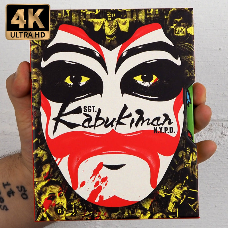 Sgt. Kabukiman N.Y.P.D. Limited Edition Slipcase Vinegar Syndrome 3-disc 4K UHD 2 x Blu-ray