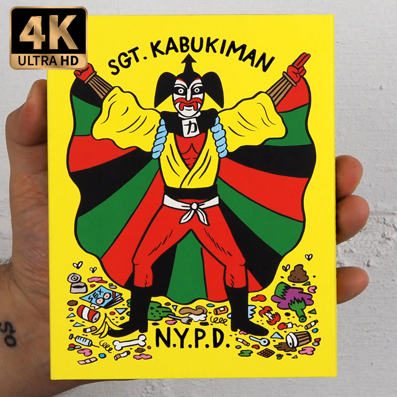 Sgt. Kabukiman N.Y.P.D. Limited Edition Slipcase Vinegar Syndrome 3-disc 4K UHD 2 x Blu-ray