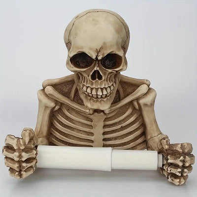 Skeleton Toilet Paper Holder – Spooky Bathroom Décor