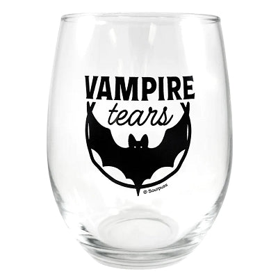 Sourpuss Vampire Tears Stemless Wine Glass