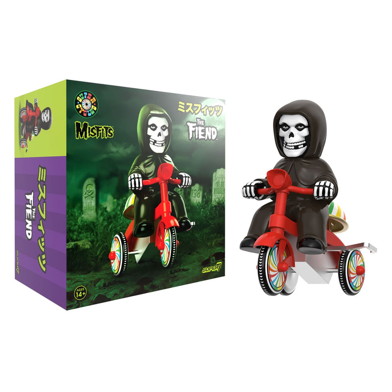 Misfits Super Cycles - Fiend (Black w/ Red Trike) Figure