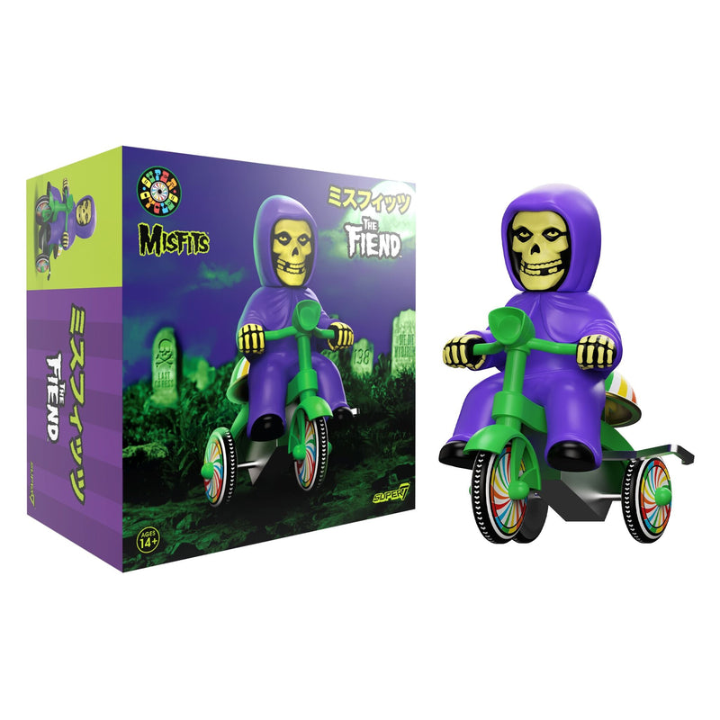 Misfits Super Cycles - Fiend (Purple w/ Green Trike) Figure