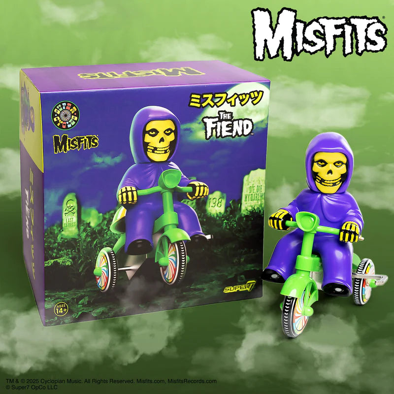 Misfits Super Cycles - Fiend (Purple w/ Green Trike) Figure
