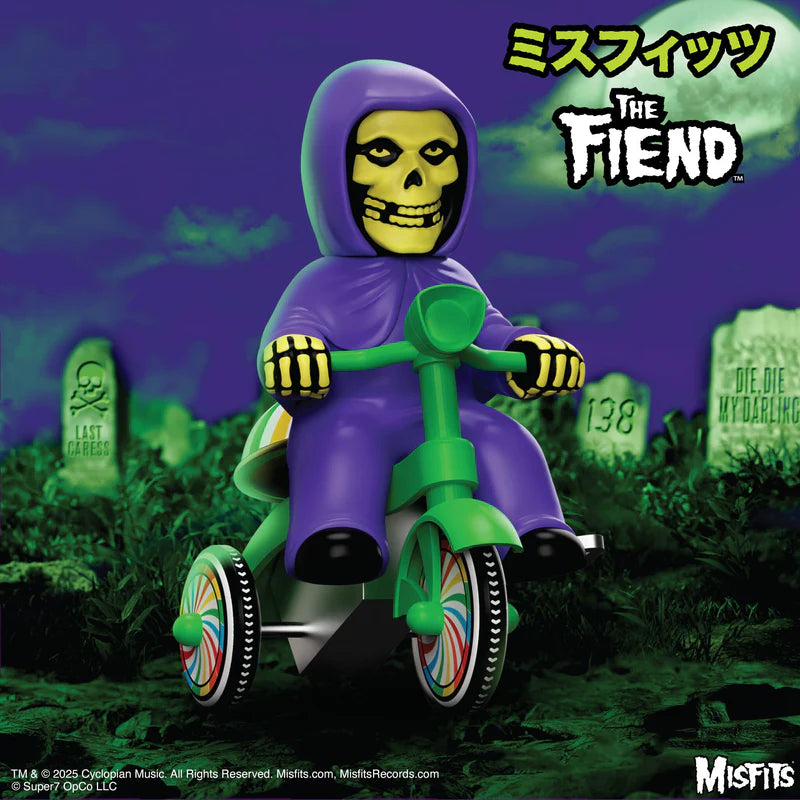 Misfits Super Cycles - Fiend (Purple w/ Green Trike) Figure