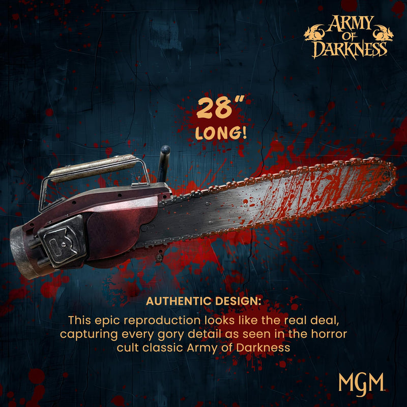 Army of Darkness Ash's Chainsaw 1:1 Scale Electronic Prop Replica