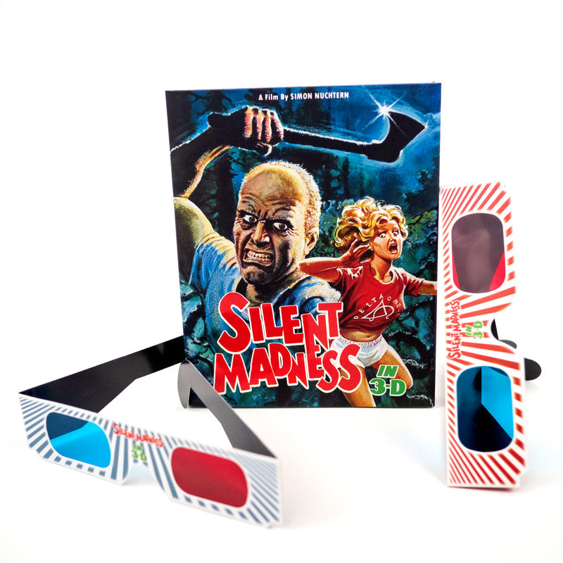 Silent Madness Pre-Owned 3-D Blu Ray with Limited Slip Cover Vinegar Syndrome