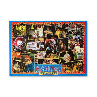 Killer Klowns From Outer Space Kollage A 1000-Piece Jigsaw Puzzle | 28 x 20 Inches