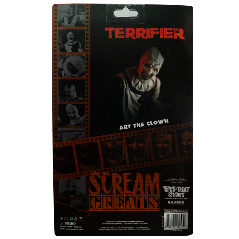Scream Greats - Terrifier - Art the Clown - 8" Figure