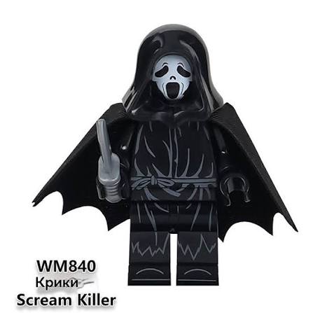 Scream Ghost Face Horror Minifigure