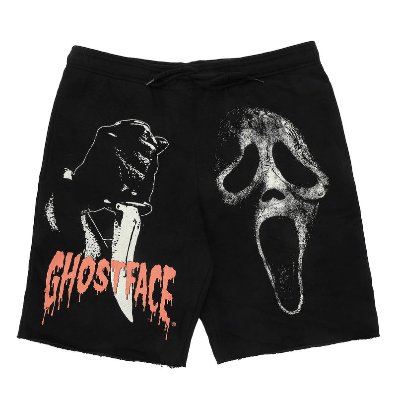 Ghostface Character Men's Black Sleep Pajama Shorts