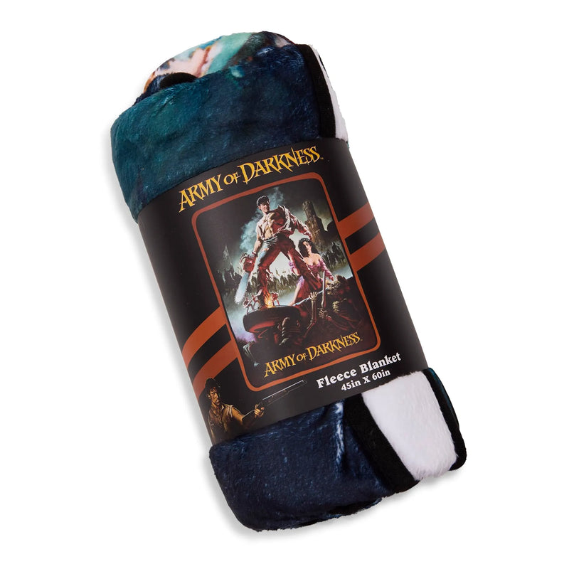 Army Of Darkness Movie Poster Fleece Throw Blanket | 45 x 60 Inches