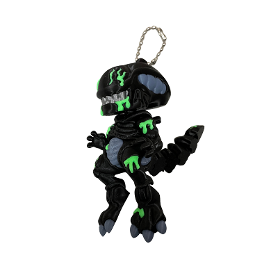 Alien Xenomorph 3D Printed Keychain
