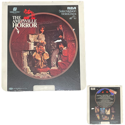 The Amityville Horror CED Vintage SelectaVision Videodisc Classic 1979 Haunted House Movie