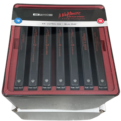 A Nightmare on Elm Street 7-Film Collection (4K UHD, UK Limited Edition Steelbook Set, Region Free)