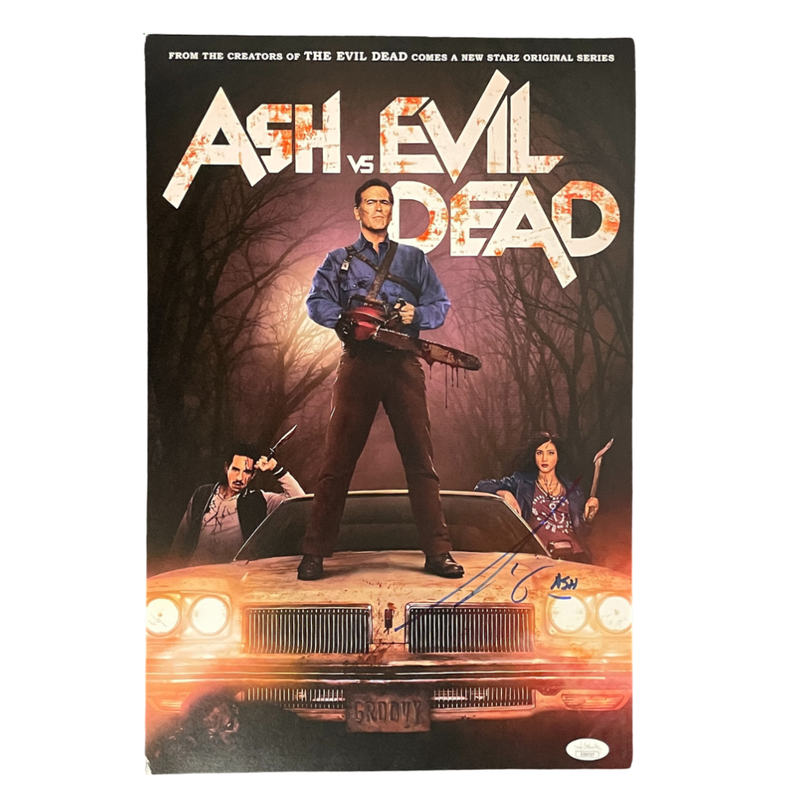 Ash vs Evil Dead Poster Signed by Bruce Campbell – COA JSA Authenticated – 11" x 17"