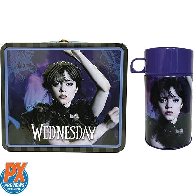 Wednesday Dance Tin Titans Lunch Box with Thermos