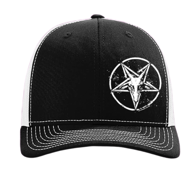 Satan Loves You Horror Trucker Hat – Occult Snapback Cap (Copy)
