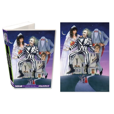 Beetlejuice, VHS Style, 300 Piece Jigsaw Puzzle, Vuzzle